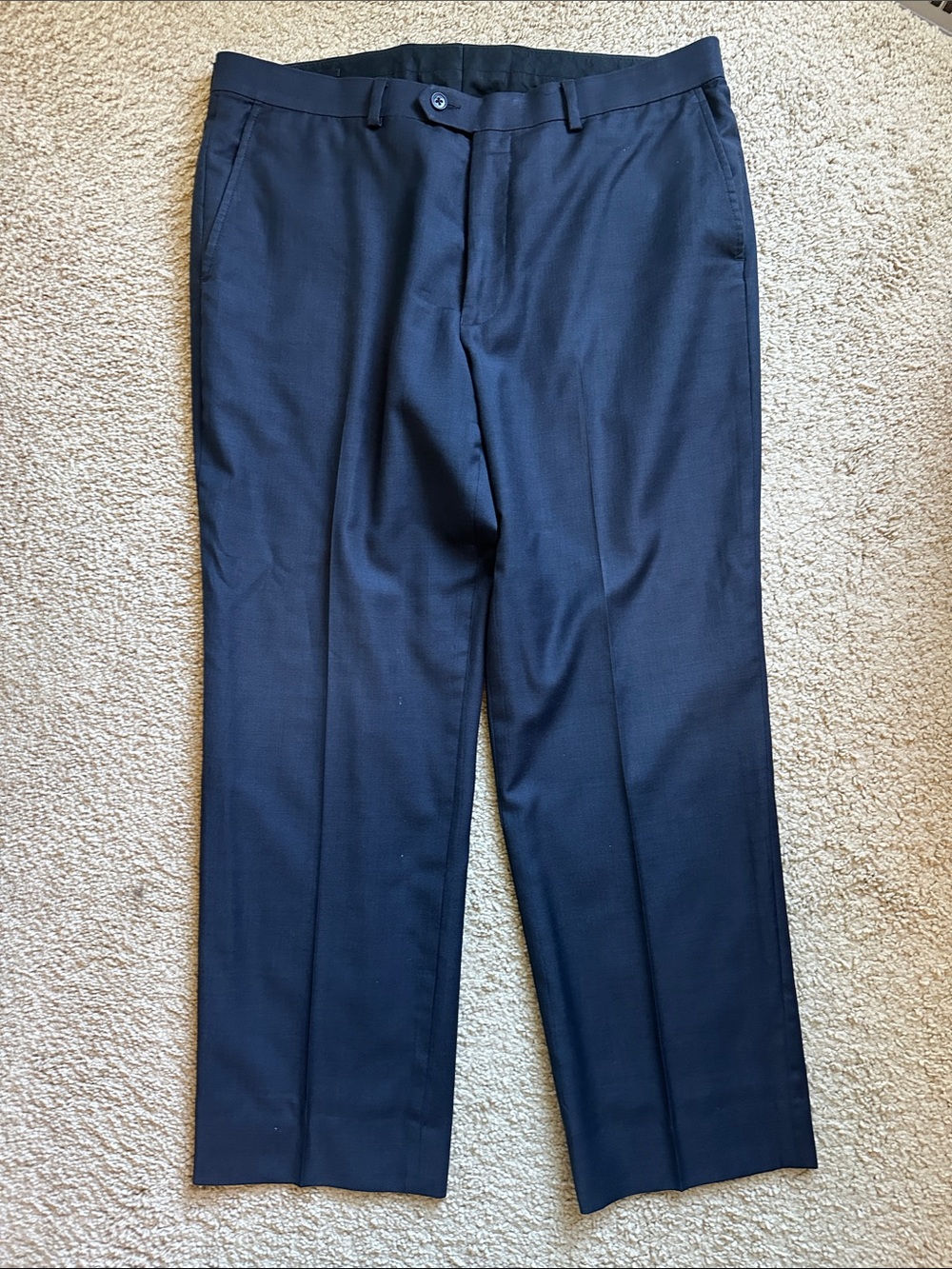 Jos. A. Bank Men's Navy Flat-Front Dress Shorts